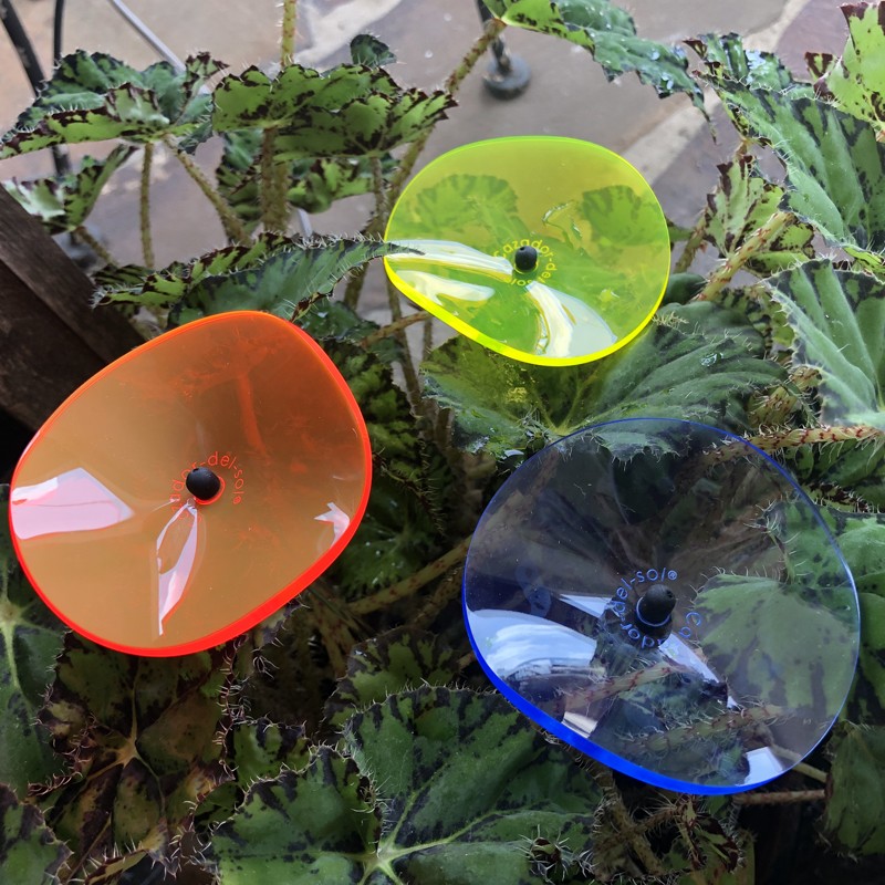Picture showing one of each of the available colors of this suncatcher model